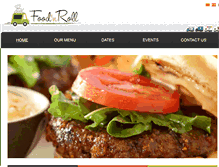 Tablet Screenshot of foodandroll.com